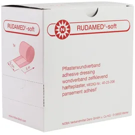 NOBAMED RUDAMED soft Pflasterwundverband gerollt 5 m,