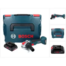 Bosch GWX 18V-10 Professional Winkelschleifer 18 V 125 mm X-LOCK Brushless + 1x ProCORE Akku 4,0 Ah + L-Boxx - ohne Ladegerät