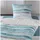 Traumschlaf Seersucker Wellen Blau 240 x 220 cm + 2 x 80 x 80 cm