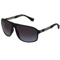 Emporio Armani EA4029 50638G matt black-silver / grey gradient