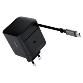 Trust Maxo USB-C PD 65W mit 65 W und einziehbarem Ladekabel,