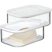 Mepal Modula Käsedose weiß 2000 ml 2-teiliges Set