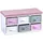 KESPER Sitzbank Kinder-Sitzbank Weiß/Grau/Rosa 68 x 29,5 x 33 cm