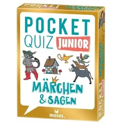 MOSES. VERLAG 52334 Pocket Quiz junior Märchen & Sagen