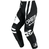 O'Neal Oneal Element Warhawk Textilhose - Schwarz/Weiß / 36