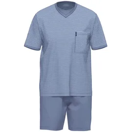 Ammann Schlafanzug kurz blau 48