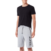 Alpha Industries Jersey Short«, Short für Herren grey heather,