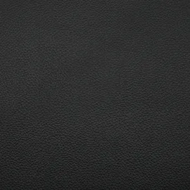 Beliani Sessel SAVALEN Leder 75 x 75 x 75 cm Schwarz mit Kissen