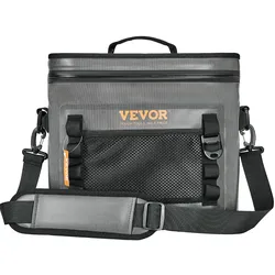 VEVOR Picknicktasche Kühltasche 24 Dosen, Thermotasche Warmhaltetasche Isoliertasche Cooler Bag Wasserdicht, Gefriertasche Tiefkühltasche Lunchtasche Camping, Wandern, Angeln, Bootfahren