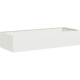 vidaXL Pflanzgefäß 200 x 80 x 40 cm Weiß