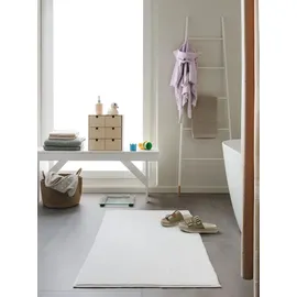 benuta nest Badematte Creme 120 x 70 cm