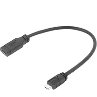 Act USB Typ-C Buchse auf USB 2.0 Stecker Schwarz