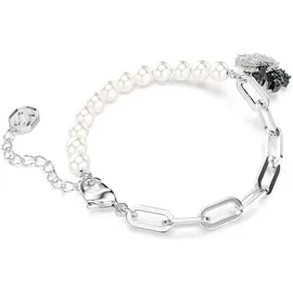 Swarovski Swan Armband, Schwarz Silber 5705720 Größe 15,5-20,5 cm