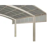 Ximax Carport Seitenwand 1 Modul 50 cm Edelstahl-Look Sonderfertigung