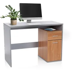 hjh OFFICE Schreibtisch BASIX Melaminharzbeschichtete Spanplatte