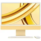 Apple iMac 2023 24.0 Retina M3 8-Core CPU 10-Core GPU 16GB RAM 512GB SSD Mouse + Keyboard mit TouchID - BTO Z19G gelb