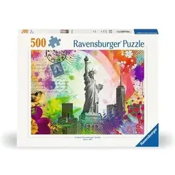 RAVENSBURGER 12000368 Puzzle 500 Teile Postkarte aus New York