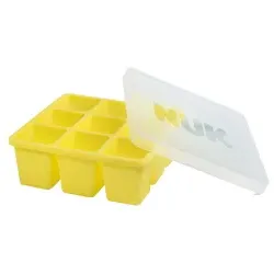 NUK Fresh Foods Gefrierform 10.255.257 , 1 x Gefrierform à 9 x 60 ml, Farbe: gelb