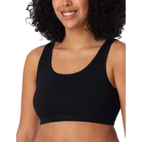 SCHIESSER BH 2P 95-5 Organic Bustier, Top Schwarz Baumwolle