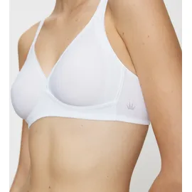 Triumph Modern Soft + Cotton BH ohne Bügel 10186008 white 105C