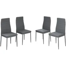 Vicco Esszimmerstuhl Grand, Grau, 42.5 x 48 cm, 4er Set