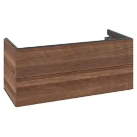 Villeroy & Boch Waschtischunterschrank 2 Auszüge 118,8 x 50,4 x 49,3 cm Warm Walnut