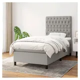 Lattenrost für Bett und Matratze, 90 x 190 cm, Hellgrau