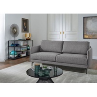 HÜLSTA sofa 2-Sitzer »hs.450«, Armlehne sehr schmal, Alugussfüße in umbragrau, Breite 150 cm grau