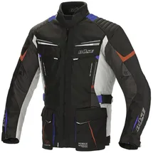BÜSE Lago Pro Textiljacke Schwarz/Rot/Blau 3XL