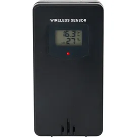 casativo Profi Funk-Wetterstation Schwarz 3 Aussensensoren
