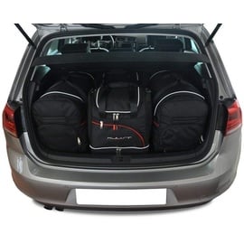 KJUST Kofferraumtaschen 4 stk kompatibel mit VW GOLF 5 HATCHBACK VII 2012-2020