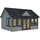Palmako Claudia 5,30 x 3,80 m Hellgrau-Anthrazit