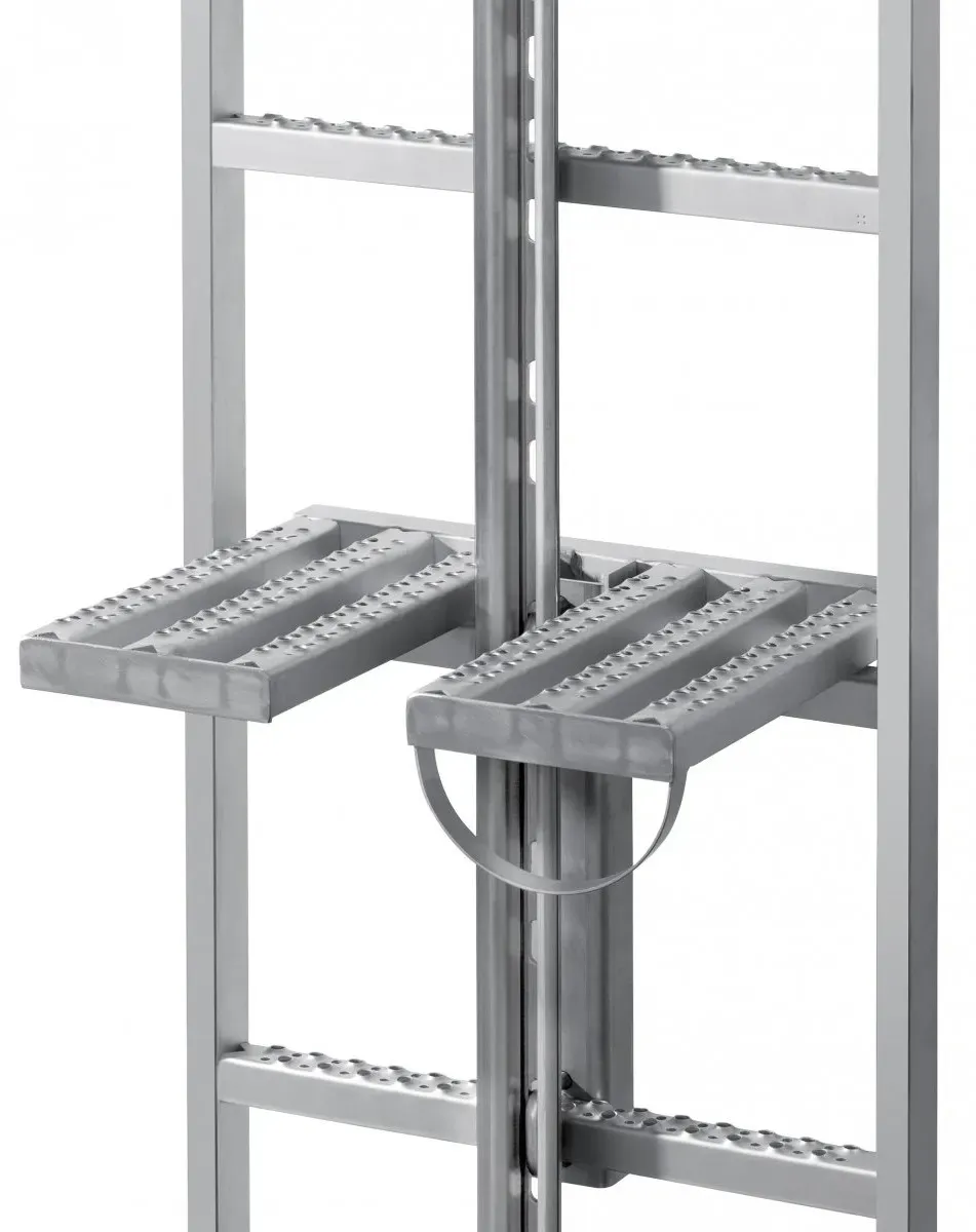 Hailo Professional Ruhepodest 2-tlg. klappbar zur Leitermontage 1.4301