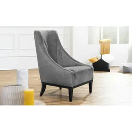 Max Winzer Sessel Lina Samt 67 x 96 x 0 cm Schwarz