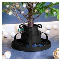 vidaXL Christbaumständer Schwarz 29x29x15,5 cm