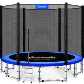 monzana Trampolin 427 cm inkl. Sicherheitsnetz Blau