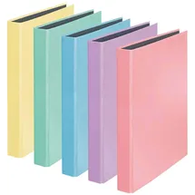 Falken PastellColor-Ordner (farbig sortiert 5er, Ringbuch