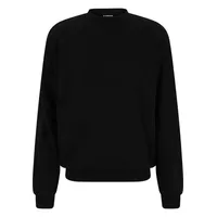 URBAN CLASSICS Light Terry Crew Pullover in Schwarz, Größe