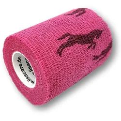 LisaCare selbsthaftende Bandage - Pferde Rosa - 7,5cm x 4,5m 1 St