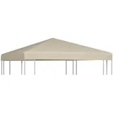 Pavillondach, LAPOOH Pavillon-Dachplane, Dach Für Pavillon, Pavillon-Ersatzdach, 310 g/m2 3×3 m Beige