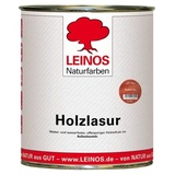 Leinos Holzlasur für außen 260 Nordisch Rot - 0,75 l Dose