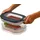 sunware perfectly organised Aufbewahrungskiste E-Claire 18 x 10 cm 1-tlg. grau/transparent
