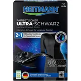 Heitmann Färbetücher Ultra-Schwarz: Textilfarbe, 10 Tücher