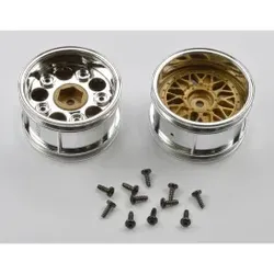Felgen (2) Chrom/gold 2-teilig 30mm br.