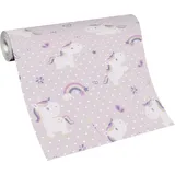 Erismann Vliestapete Einhorn 32 cm x 53 m rosa 13622-10