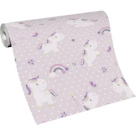 Erismann Vliestapete Einhorn 32 cm x 53 m rosa 13622-10