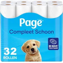 PAGE Toilettenpapier 2-lagig 32 Rollen