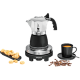 Rommelsbacher RK 505/K Geschenk Set Kochplatte mit Bialetti Elektrischer Espressokocher