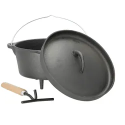 Esschert Design Dutch Oven holländischer Ofen Kochtopf Gußeisen