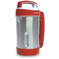 H.Koenig MXC18 Suppenzubereiter / Soup maker / 1,1 L Fassungsvermögen / Isotherm Behälter / 4 Programme / Temperatur bis 100°C / 850 W / rot